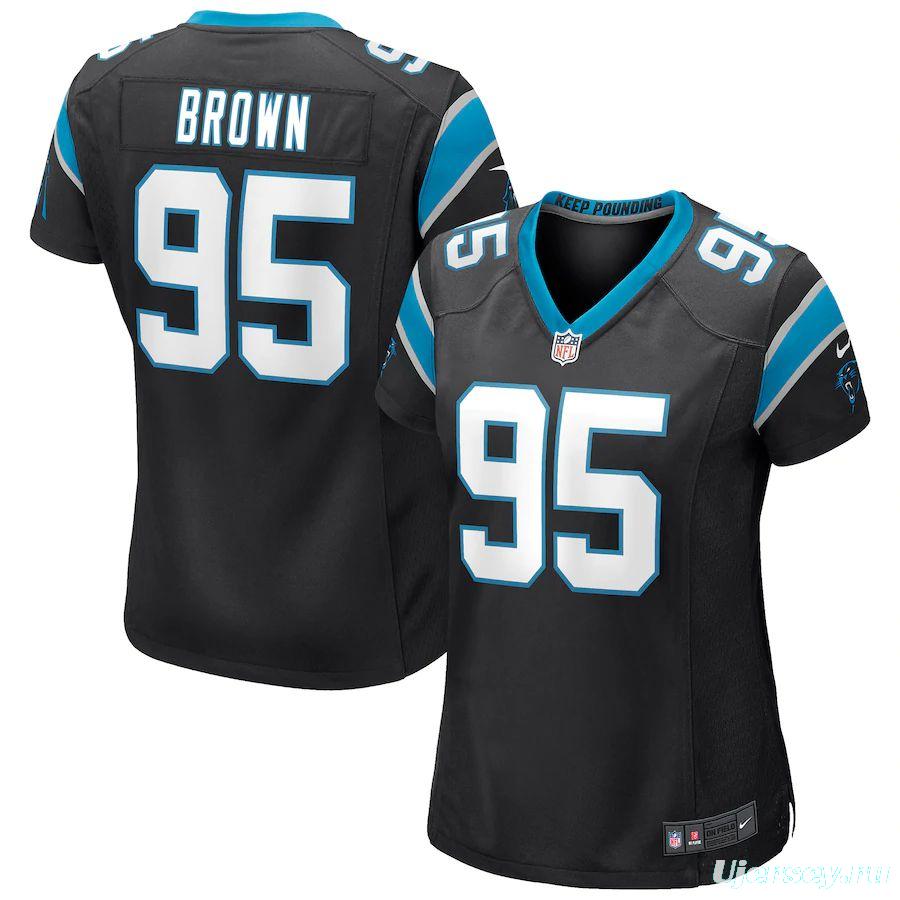 Women's Derrick Brown Black Player Limited Team Jersey