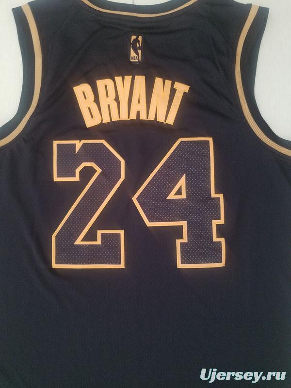 Kobe Bryant 24 Black Golden Edition Jersey