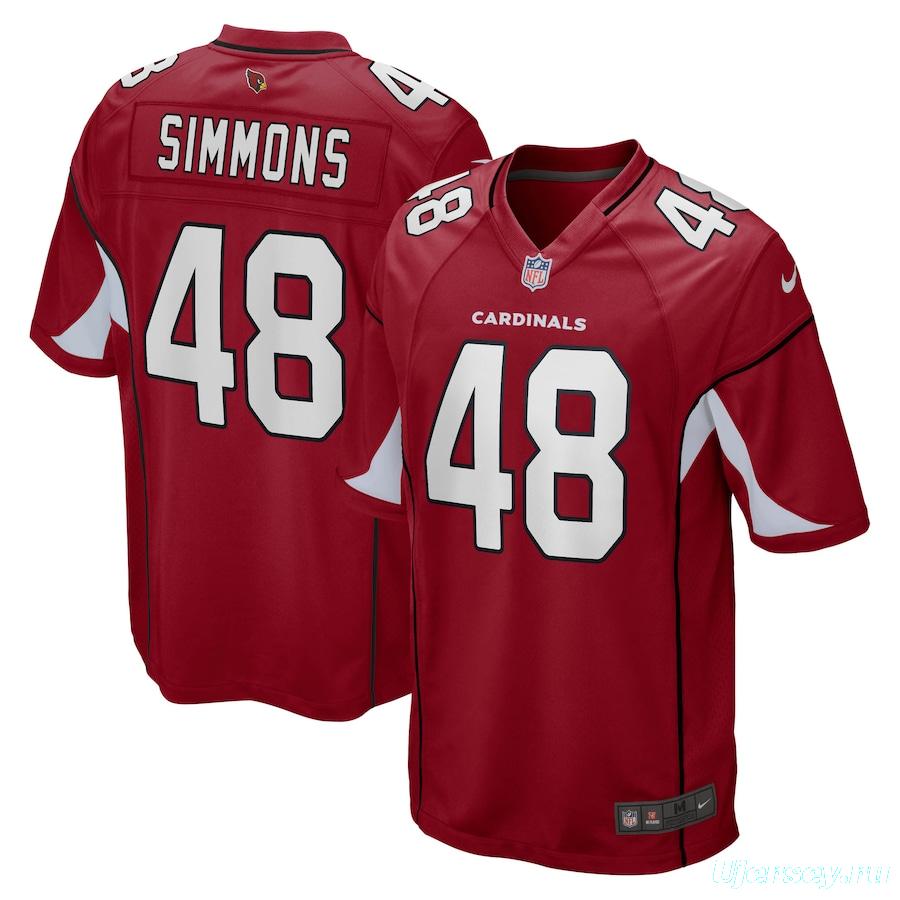 Men's Isaiah Simmons Cardinal 2020 Draft First Round Pick Player Limited Team Jersey