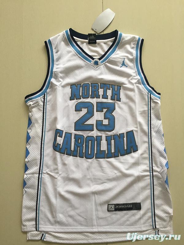 Michael Jordan 23 North Carolina College Basketball Jersey With AJ Logo