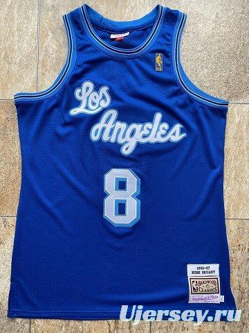 Men's Kobe Bryant Blue Retro Classic Team Jersey