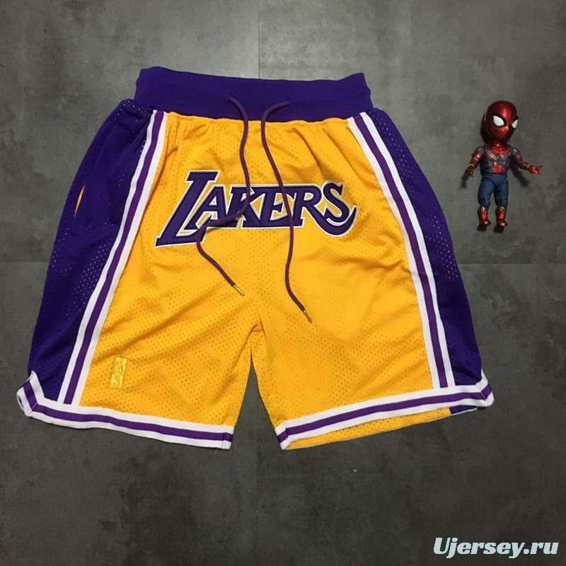 Men's Yellow Retro Classic Team Shorts