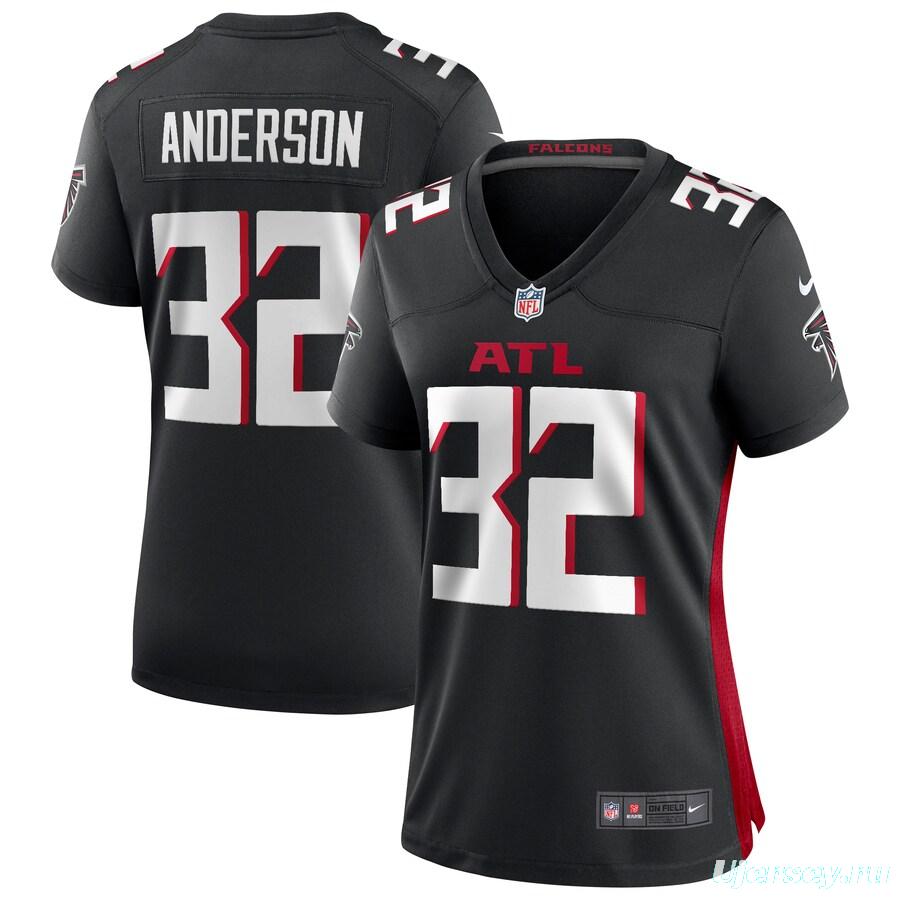 Women's Jamal Anderson Black Retired Player Limited Team Jersey