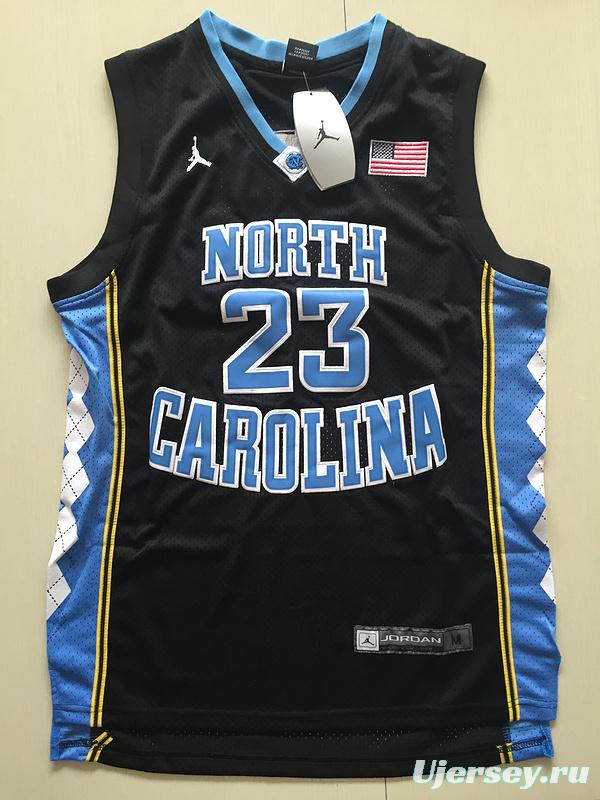 Michael Jordan 23 North Carolina College Basketball Jersey With AJ Logo