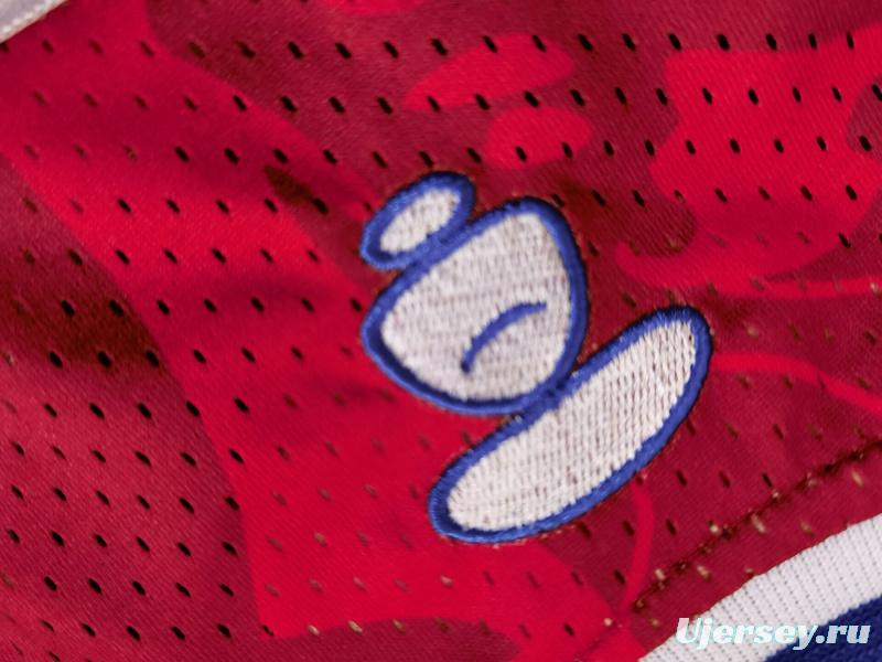 Men's AAPE Red Retro Classic Team Jersey