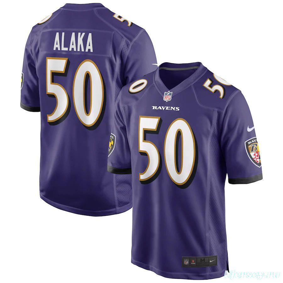 Men's Otaro Alaka Purple Player Limited Team Jersey