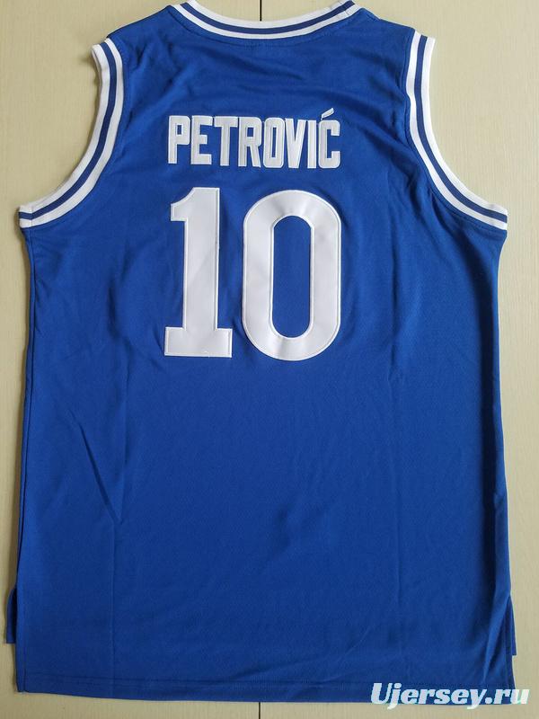 Drazen Petrovic 10 Cibona Zagreb Basketball Jersey