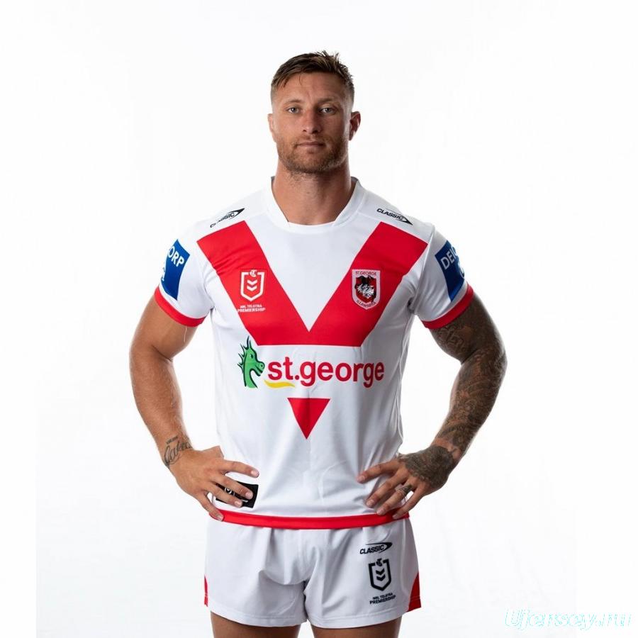 St George Illawarra Dragons 2021 Men's Home Rugby Jersey