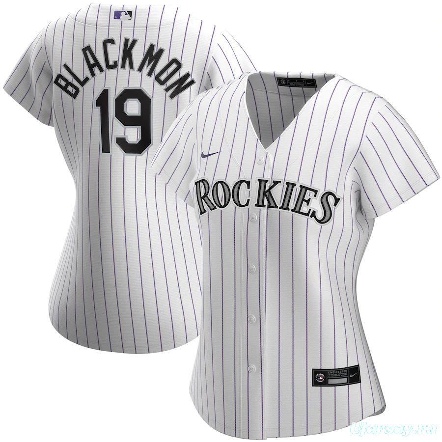 Women's Charlie Blackmon White Home 2020 Player Team Jersey