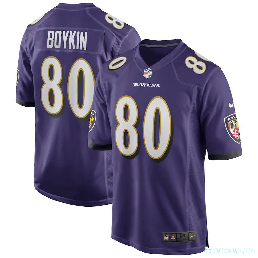Men's Miles Boykin Purple Player Limited Team Jersey