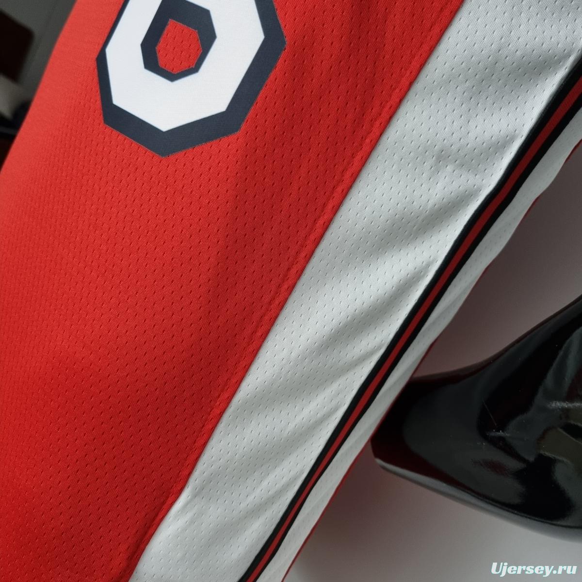 75th Anniversary 2022 Season Chicago Bulls BALL #2 City Edition Red NBA Jersey