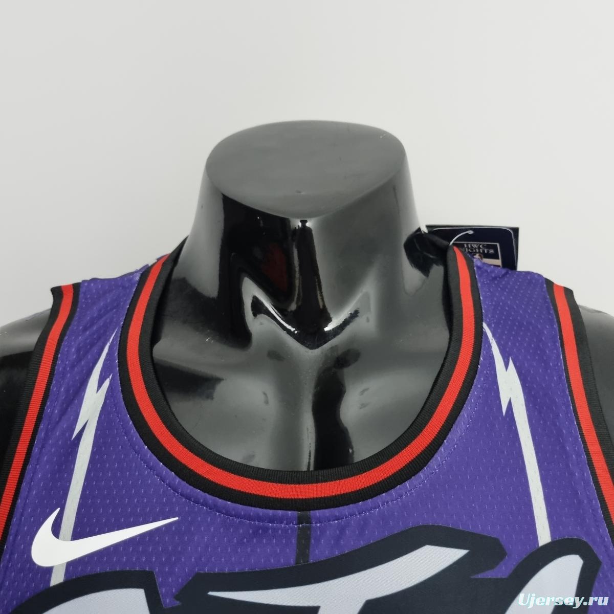 Toronto Raptors VANVLEET#23 Purple NBA Jersey