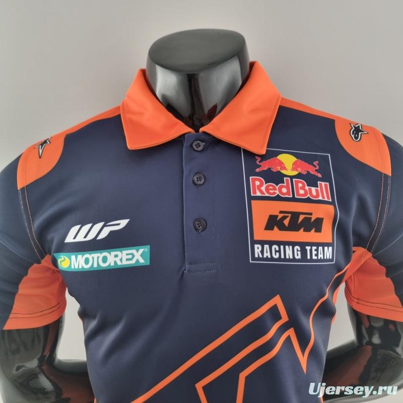 2022 F1 Formula One; KTM Polo Blue Orange