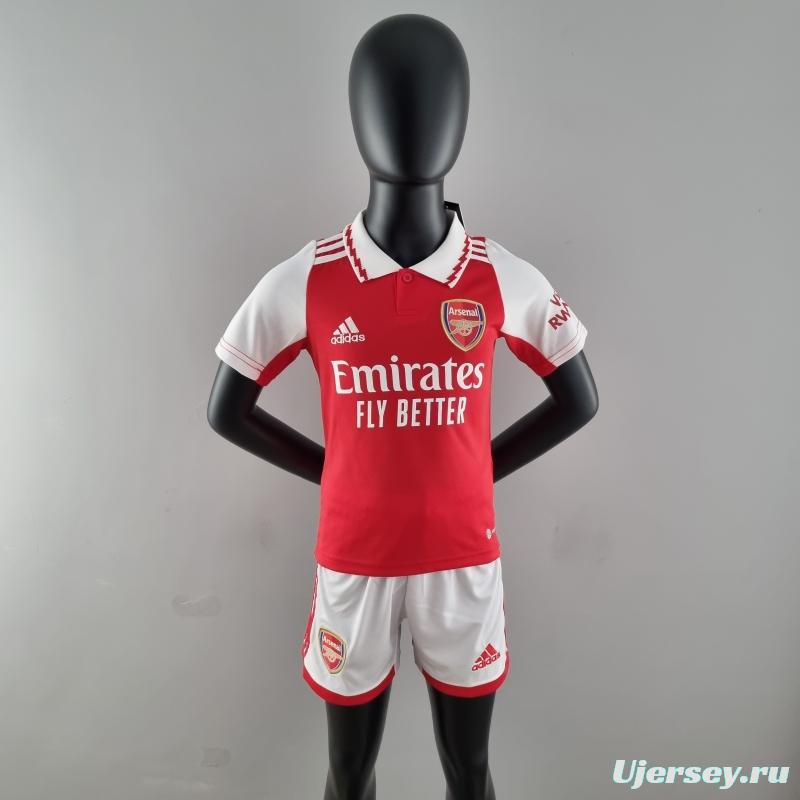 22/23 Arsenal Home Kids SIZS:16-28 Soccer Jersey