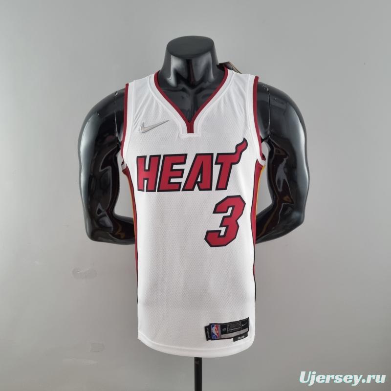 75th Anniversary Miami Heat ADEBAYO#13 White NBA Jersey