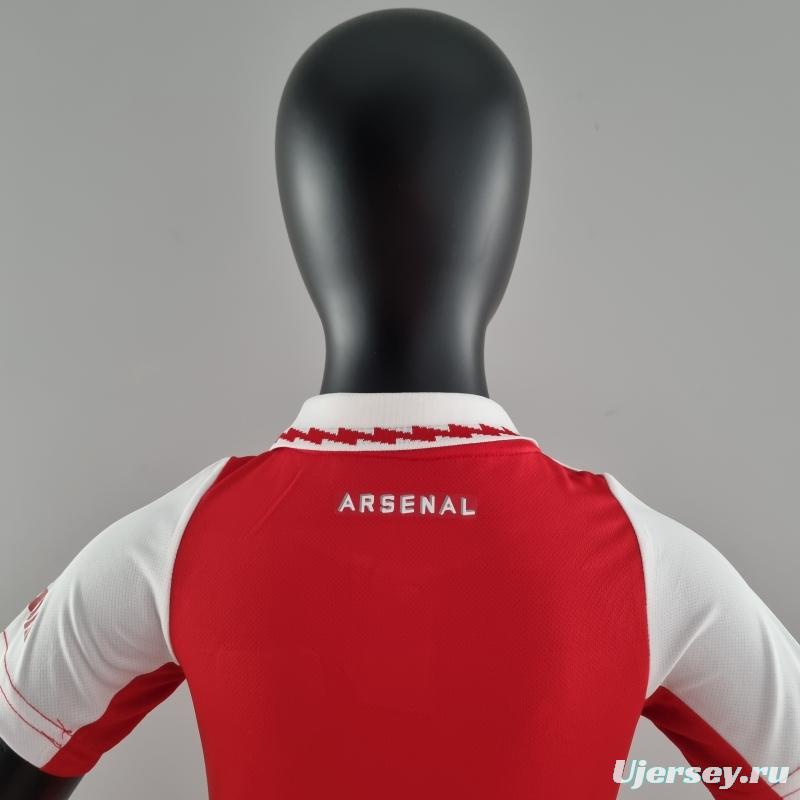 22/23 Arsenal Home Kids SIZS:16-28 Soccer Jersey