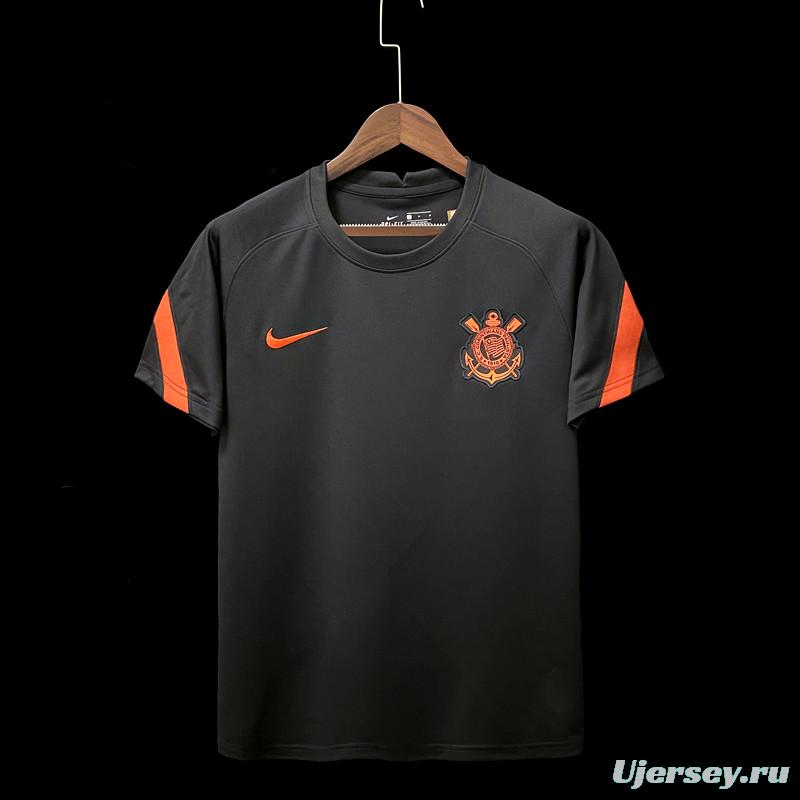 22/23 Corinthians Training Black Soccer Jersey