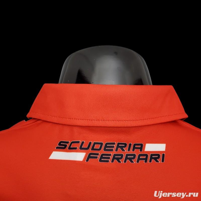 F1 Formula One; Ferrari Racing Suit Polo Red 