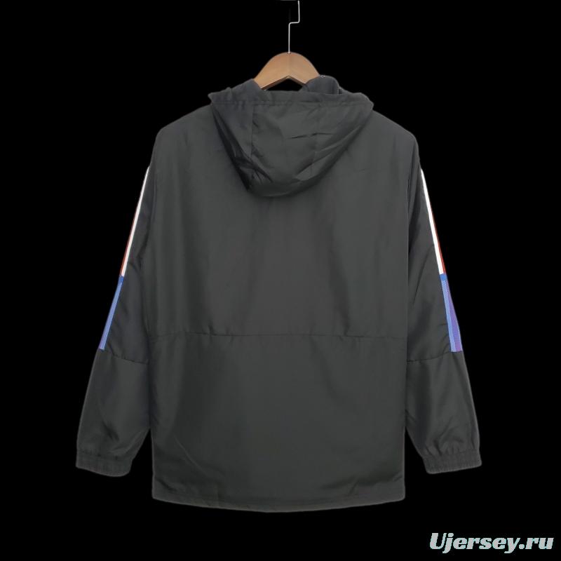 2022 Sao Paulo Windbreaker Black Blue 