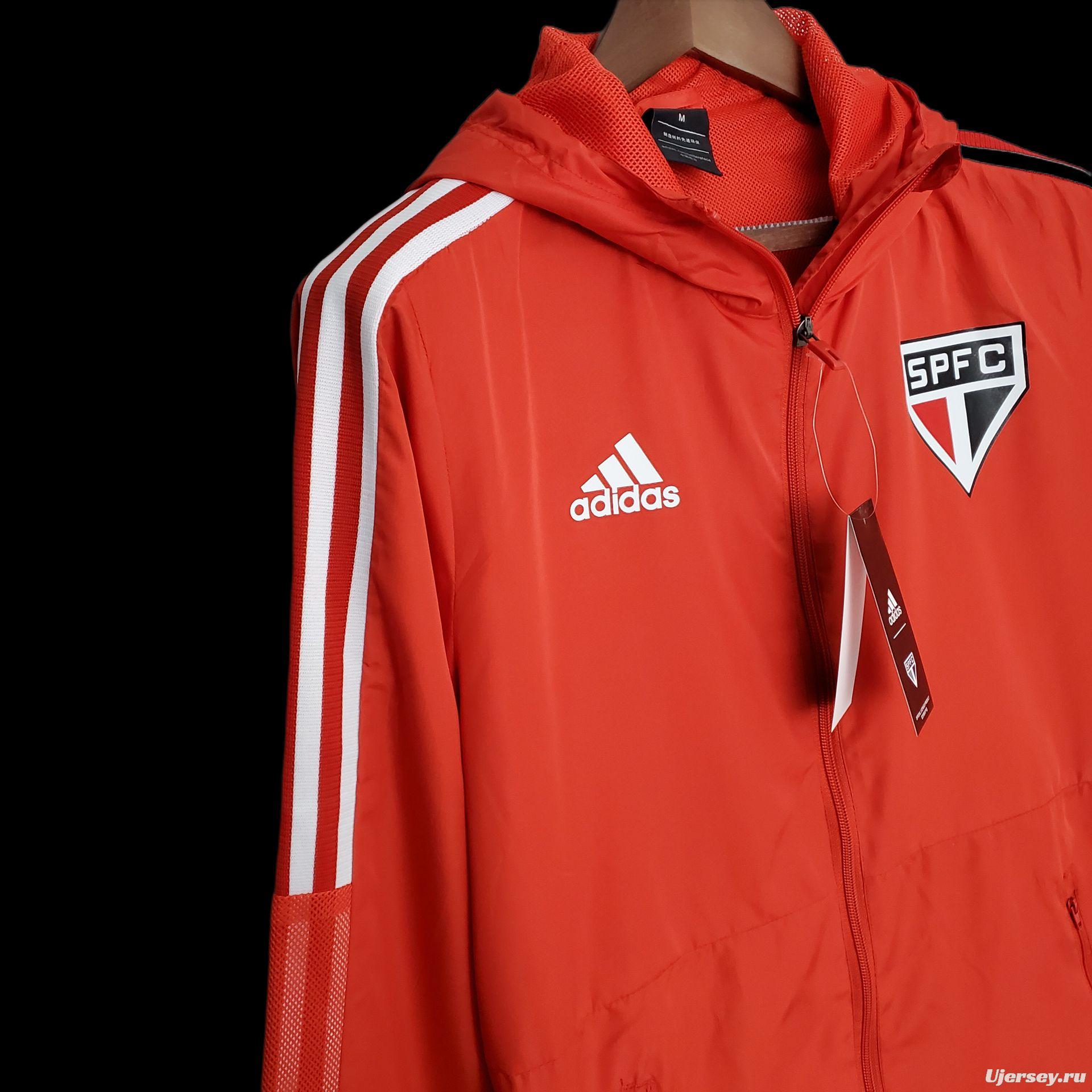 2022 Sao Paulo Windbreaker Red 