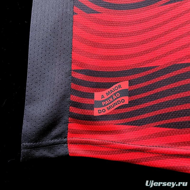 22/23 Flamengo Home  Soccer Jersey