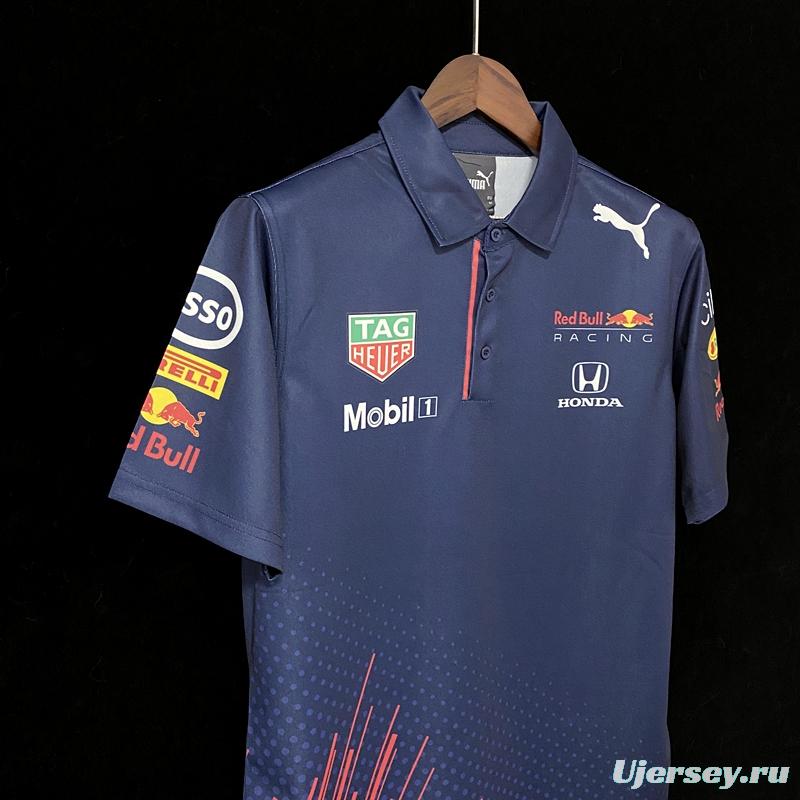 F1 Red Bull Round Neck Racing POLO