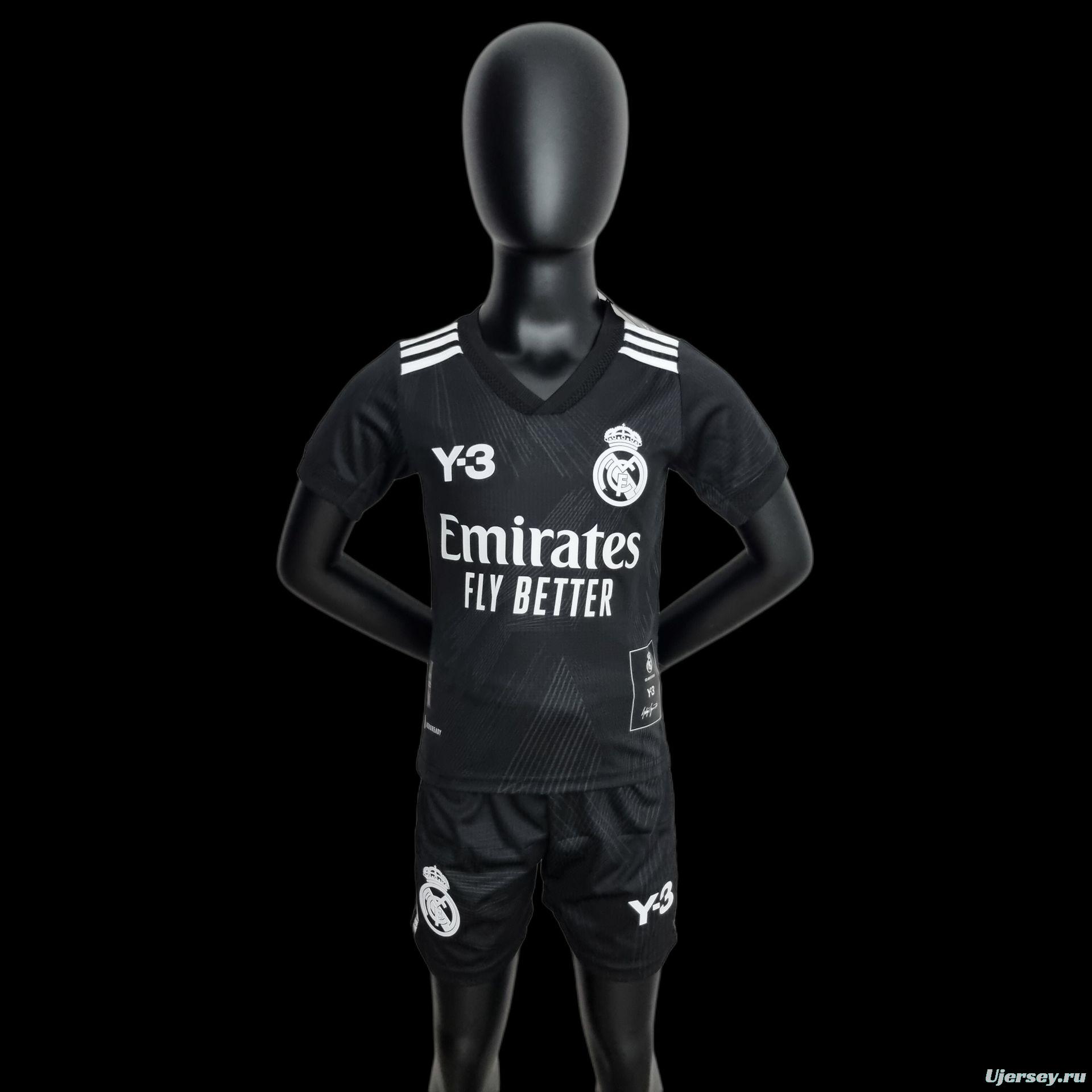 22/23 Real Madrid Y3 Kids Black  16-28