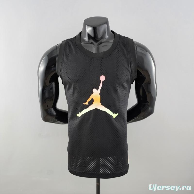 NBA Jordan Black Vest Shirts #K000175