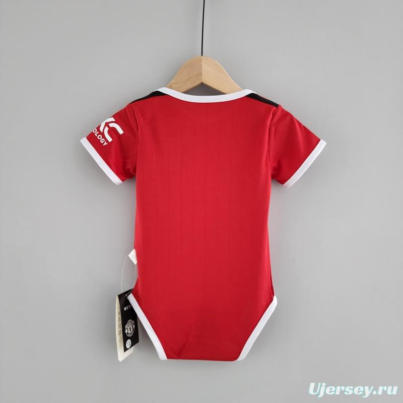 22/23 Manchester United Home Baby Jersey 6-18 Month KM#0019