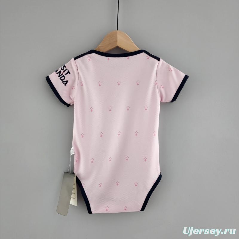 22/23 Arsenal Third Pink Baby Jersey 6-18 Month KM#0018