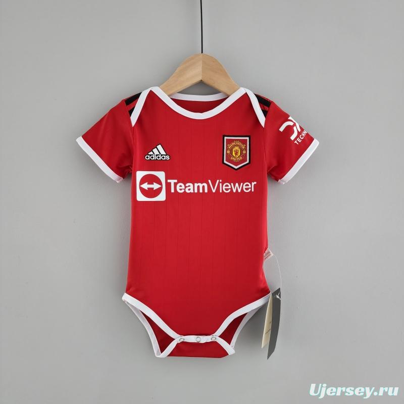 22/23 Manchester United Home Baby Jersey 6-18 Month KM#0019