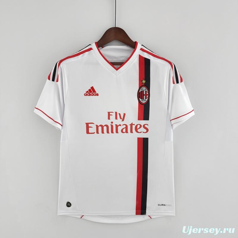 Retro AC Milan 11/12 AWAY Soccer Jersey