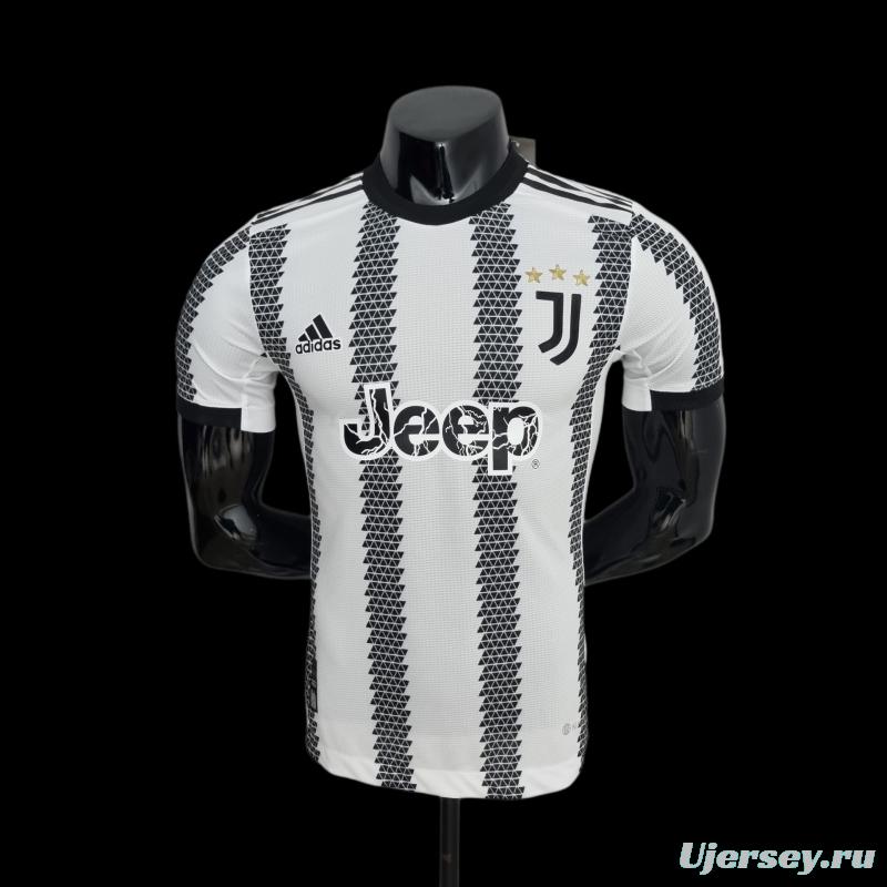 Player Version 22/23 Juventus Home Soccer Jersey