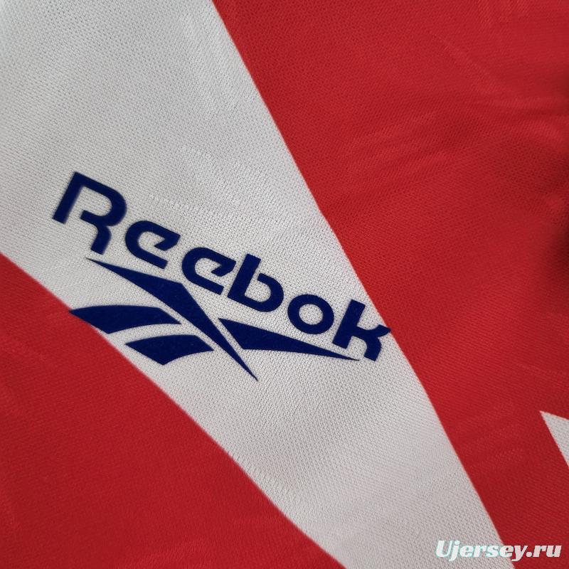 Retro Long Sleeve 1998 Chile Home Soccer Jersey