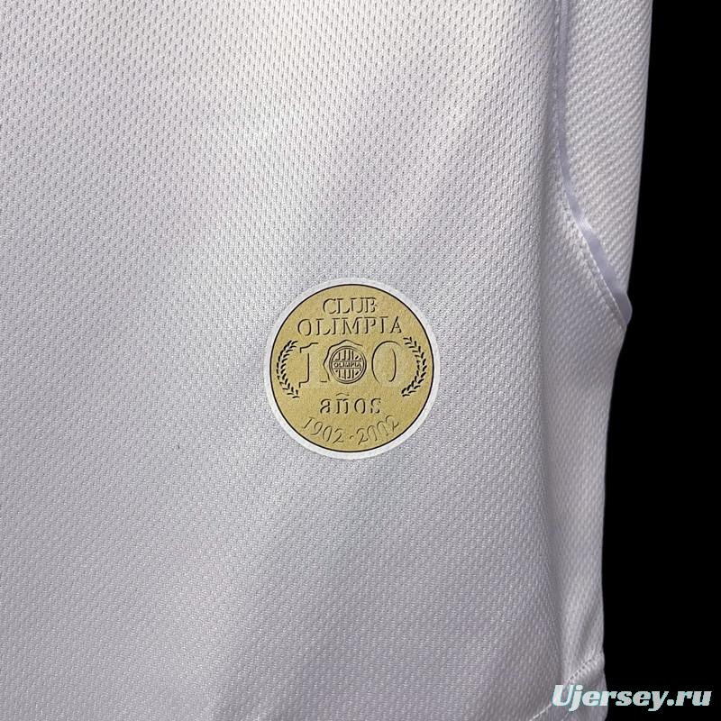 Retro 02 03 Olimpia Home Soccer Jersey