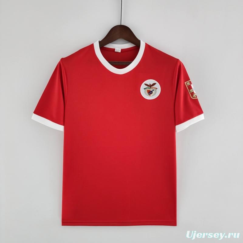 Retro 73/74 Benfica Home Soccer Jersey