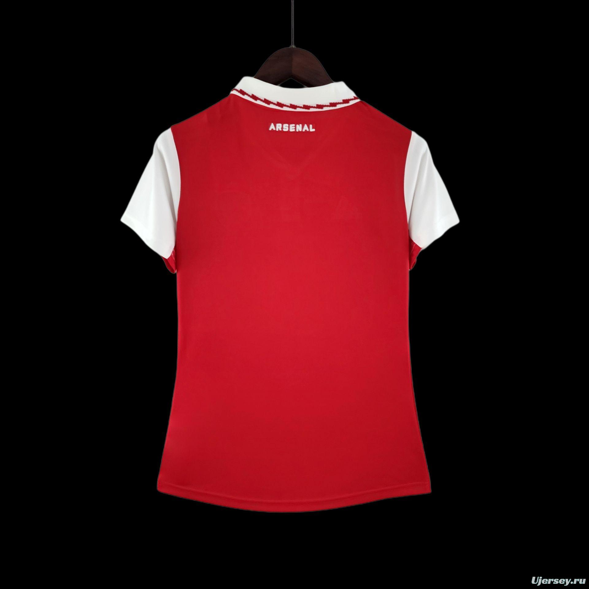 22/23 Women Arsenal Home Soccer Jersey