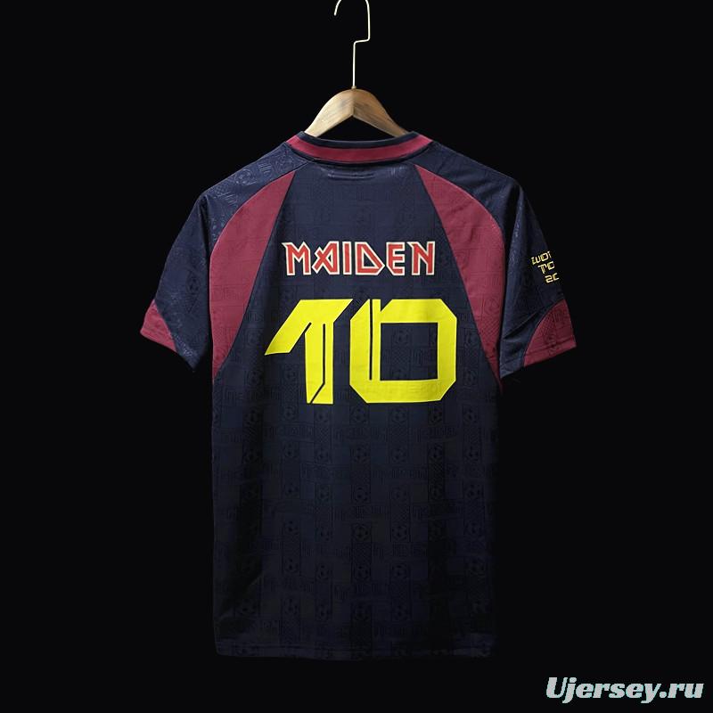 Retro 2010 West Ham Iron Maiden Home Soccer Jersey