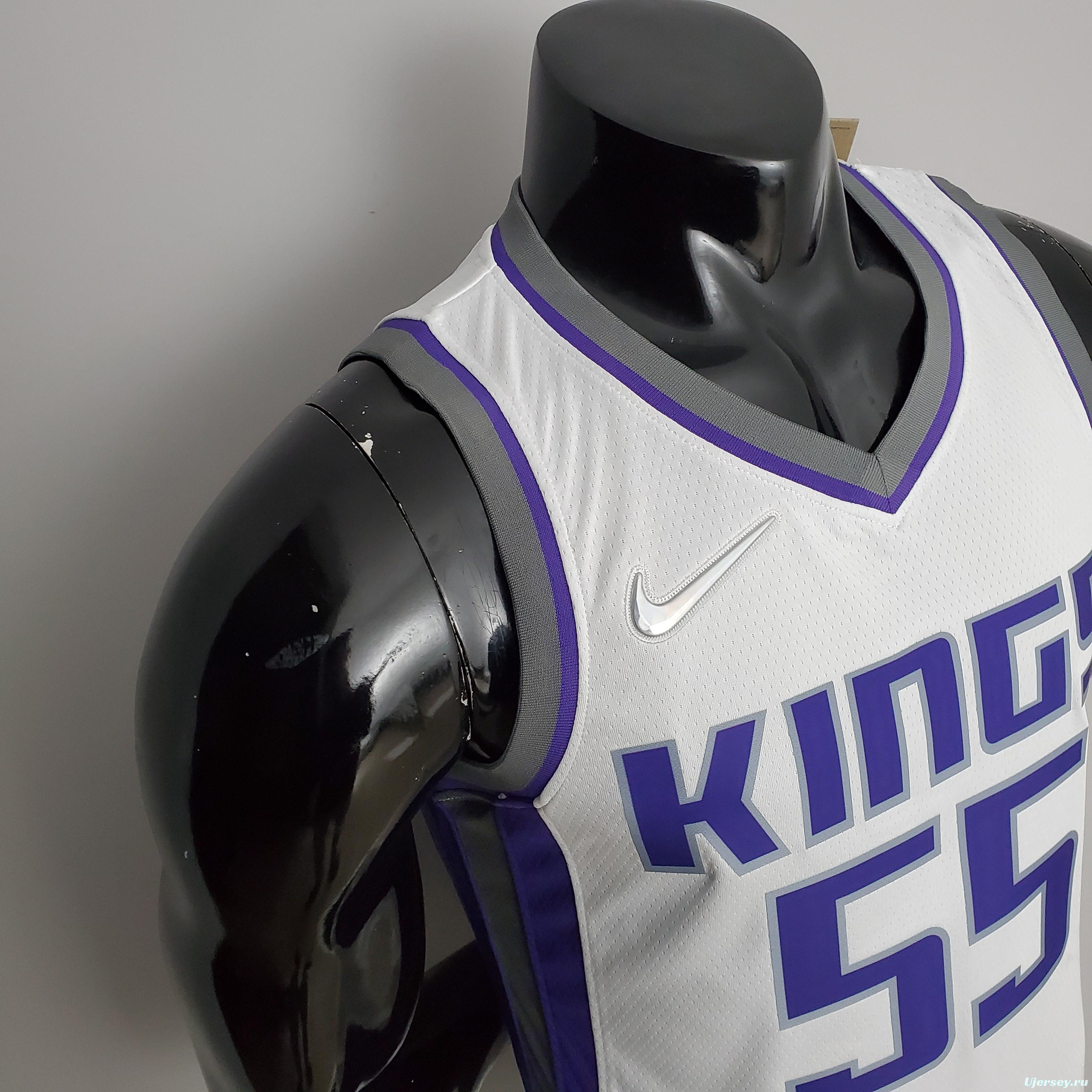 NBA 75th Anniversary Kings Williams #55 White Jersey