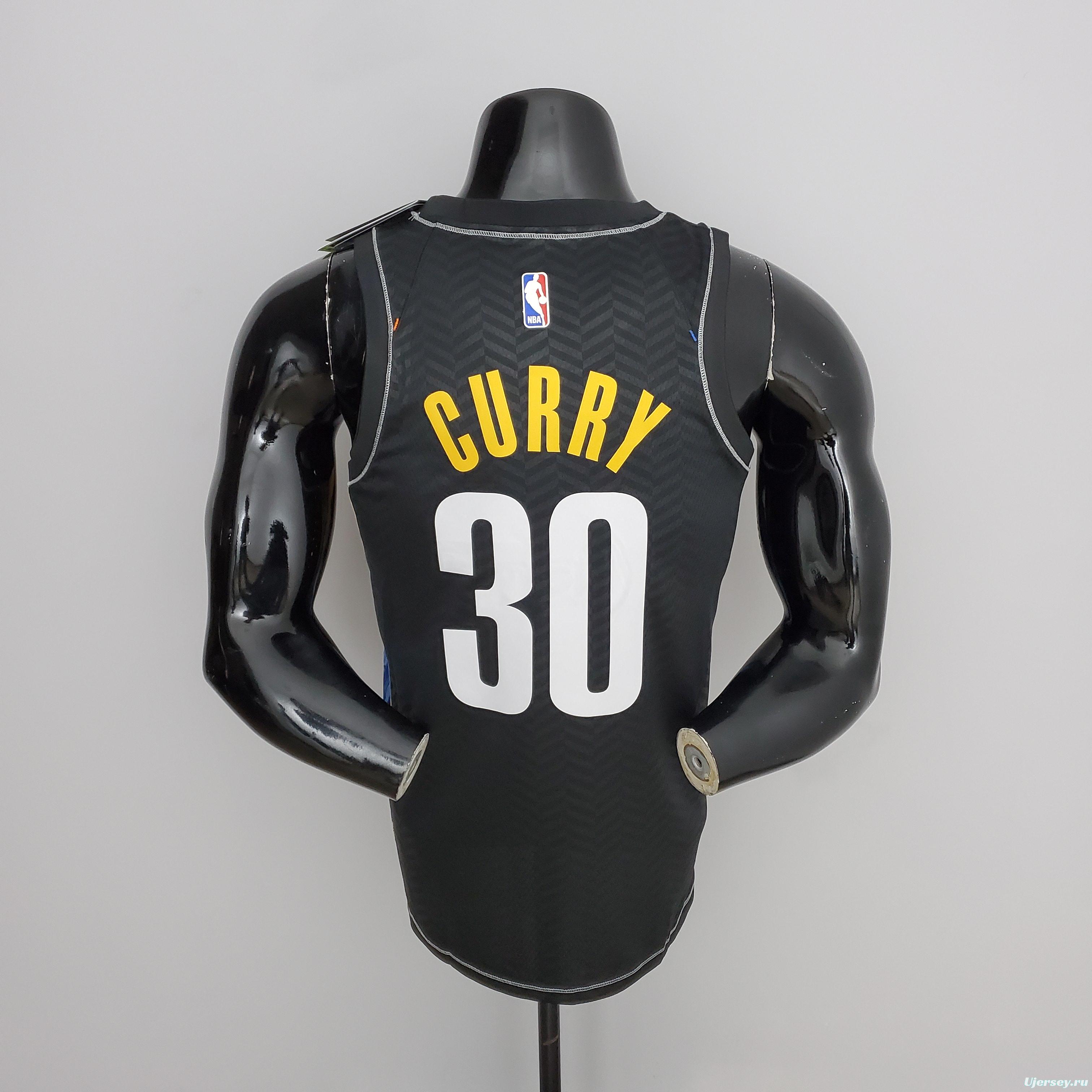 NBA Brooklyn Nets Curry #30 City Edition Black