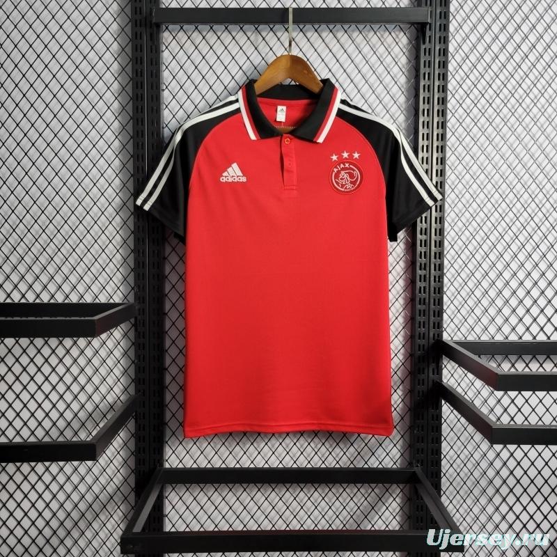 22/23 Ajax Red POLO Shirts