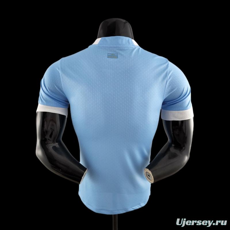 Player Version 2022 Uruguay Home Soccer Jersey