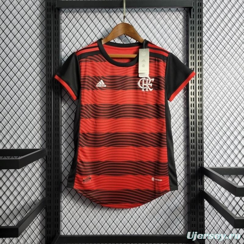 22/23 Women's Flamengo Home Soccer Jersey