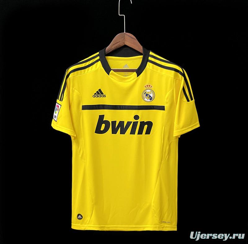 Retro 11/12 Real Madrid Goalkeeper Yellow Jersey