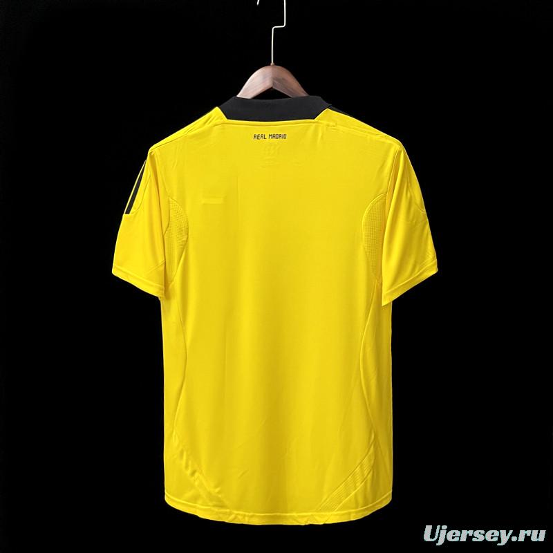 Retro 11/12 Real Madrid Goalkeeper Yellow Jersey