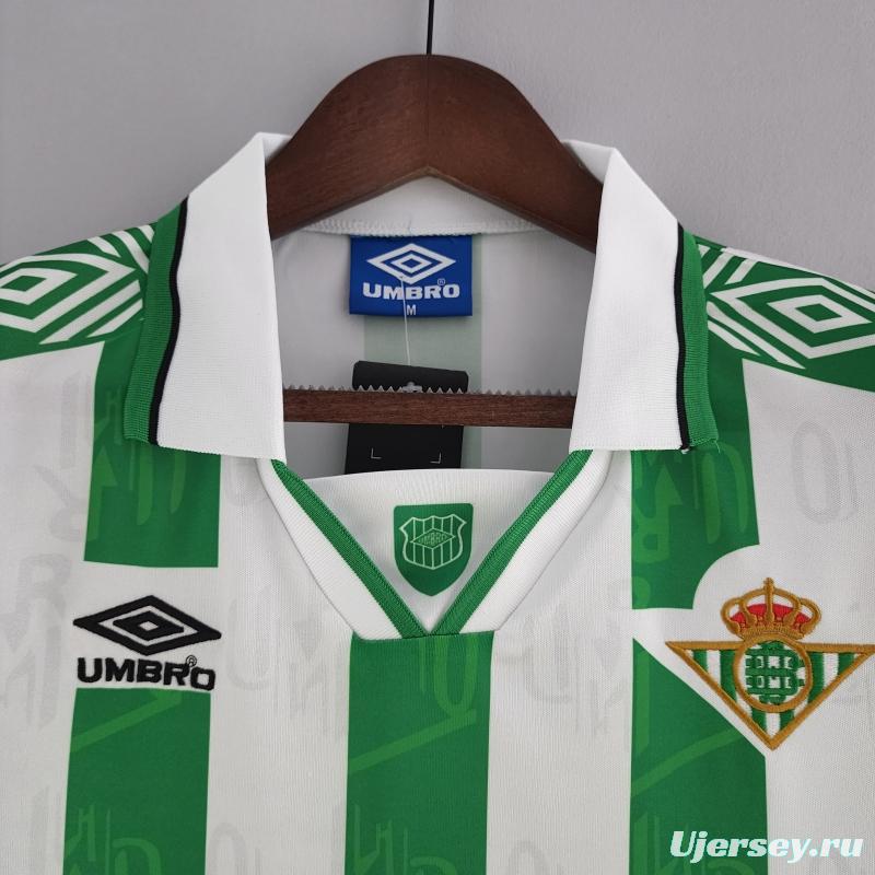 Retro 94/95 Real Betis Home Soccer Jersey