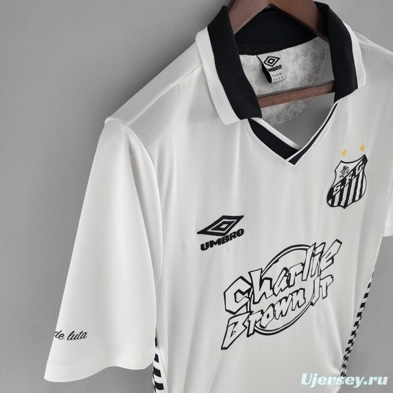 22/23 Santos UMBRO DAYS OF GLORY White Jersey