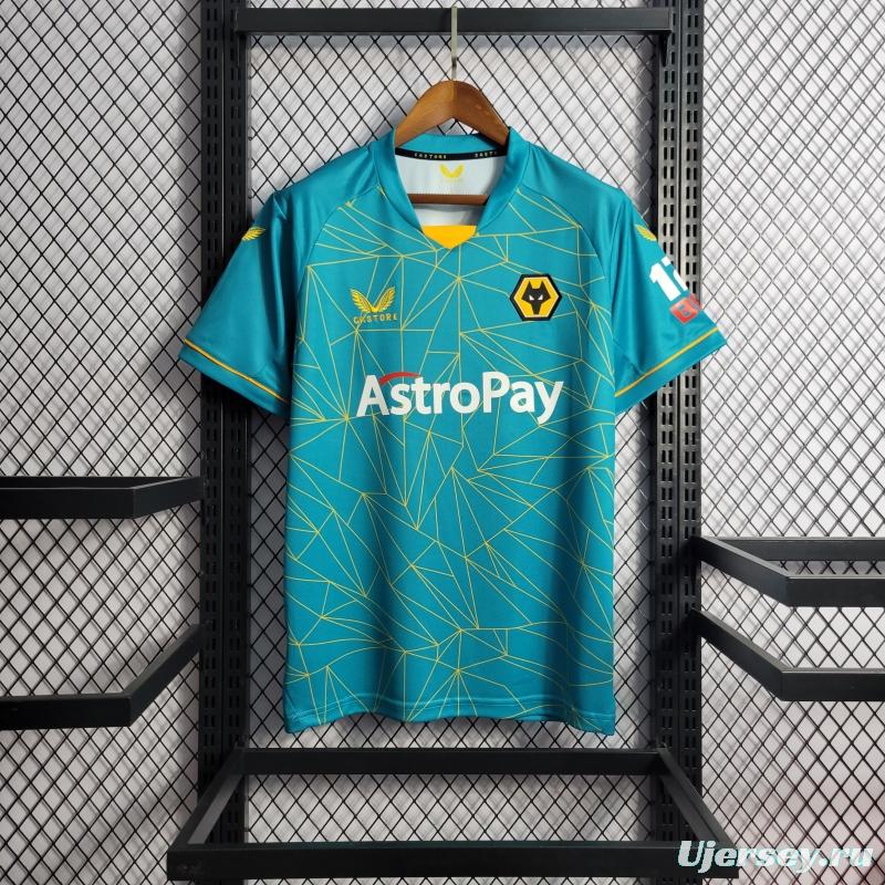 22/23 Wolverhampton Wanderers Away Soccer Jersey