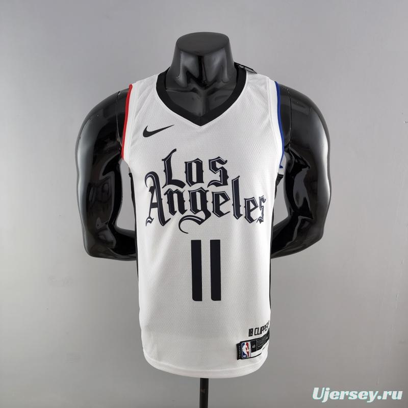 WALL#11 Los Angeles Clippers White NBA Jersey