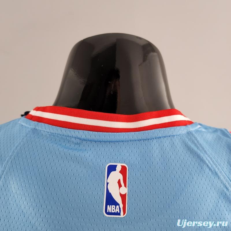 Chicago Bulls BALL#2 Blue NBA Jersey